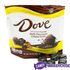 Dove Dark Chocolate Peanut Butter Squares: 28-Piece Bag -CANDY WAREHOUSE Sales dove dark chocolate peanut butter squares 28 piece bag candy warehouse 7