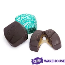 Dove Dark Chocolate Sea Salt Caramel Squares: 28-Piece Bag -CANDY WAREHOUSE Sales dove dark chocolate sea salt caramel squares 28 piece bag candy warehouse 4