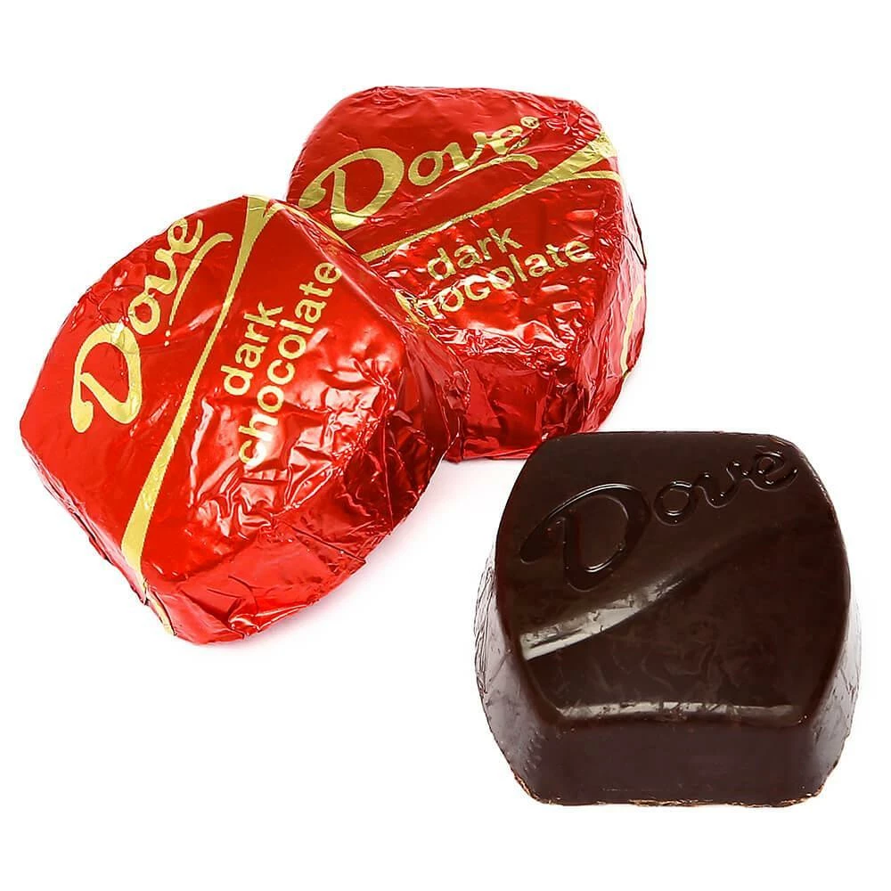Dove Dark Chocolate Squares: 28-Piece Bag 1 Dove Dark Chocolate Squares: 28-Piece Bag