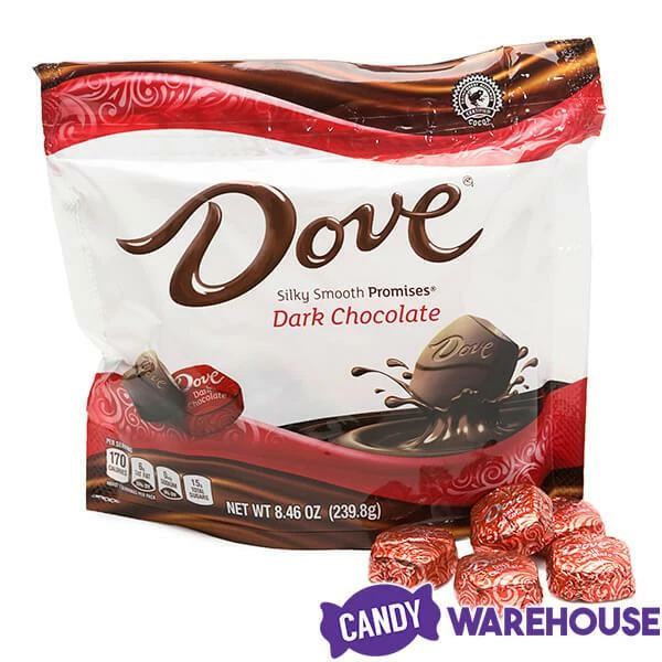 Dove Dark Chocolate Squares: 28-Piece Bag 4 Dove Dark Chocolate Squares: 28-Piece Bag - Image 4