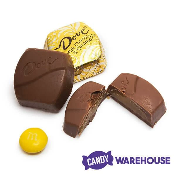 Dove Milk Chocolate Caramel Squares: 28-Piece Bag 3 Dove Milk Chocolate Caramel Squares: 28-Piece Bag - Image 3