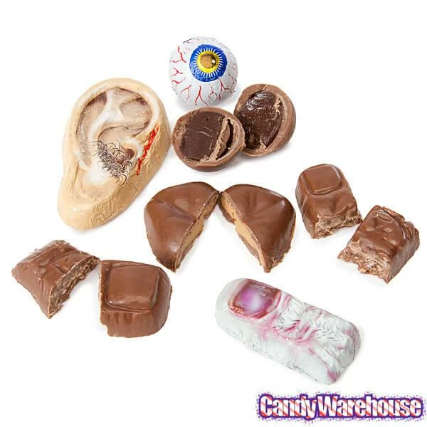 Dr. Scab's Monster Lab Chocolate Body Parts: 22-Ounce Bag 2 Dr. Scab's Monster Lab Chocolate Body Parts: 22-Ounce Bag - Image 2