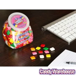 Dubble Bubble Assorted Chewing Gum Tabs: 390-Piece Desktop Tub -CANDY WAREHOUSE Sales dubble bubble assorted chewing gum tabs 390 piece desktop tub candy warehouse 5