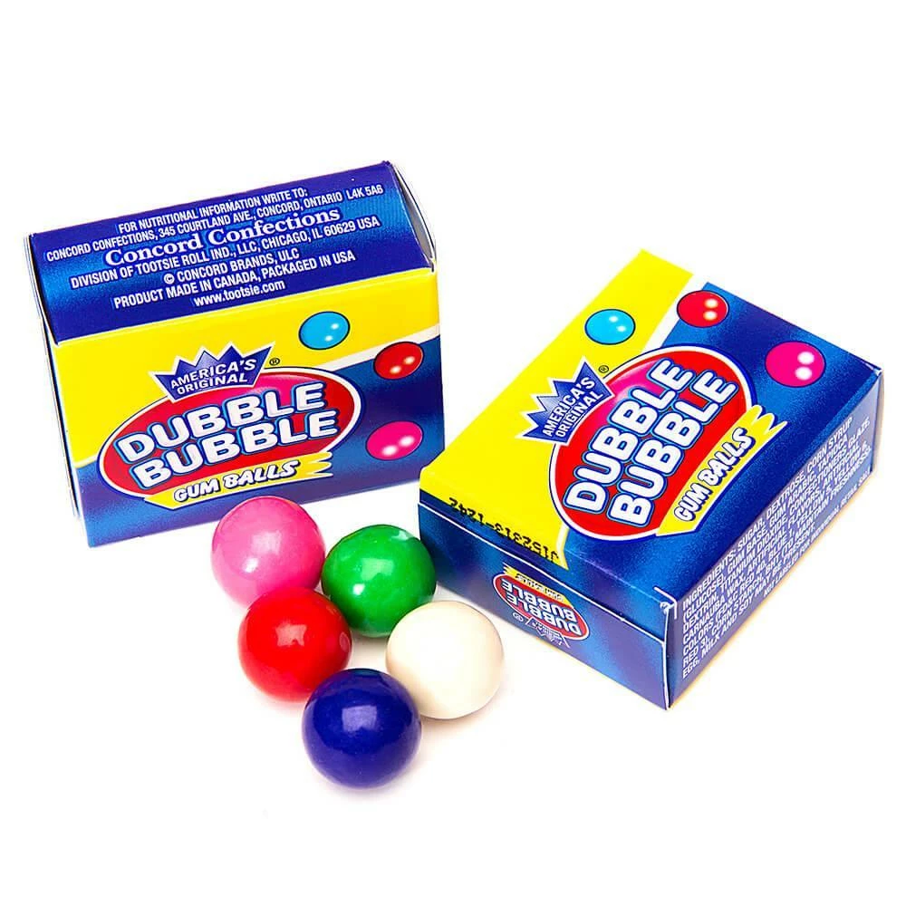 Dubble Bubble Assorted Gumballs Packs: 15-Piece Bag 1 Dubble Bubble Assorted Gumballs Packs: 15-Piece Bag
