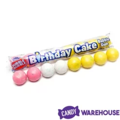 Dubble Bubble Birthday Cake Bubblegum 8-Ball Tube Packs: 24-Piece Box -CANDY WAREHOUSE Sales dubble bubble birthday cake bubblegum 8 ball tube packs 24 piece box candy warehouse 3