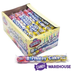 Dubble Bubble Birthday Cake Bubblegum 8-Ball Tube Packs: 24-Piece Box -CANDY WAREHOUSE Sales dubble bubble birthday cake bubblegum 8 ball tube packs 24 piece box candy warehouse 4