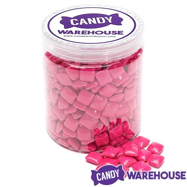 Dubble Bubble Chiclets Chewing Gum Tabs - Pink: 1.5LB Jar 5 Dubble Bubble Chiclets Chewing Gum Tabs - Pink: 1.5LB Jar - Image 5