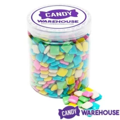 Dubble Bubble Chiclets Chewing Gum Tabs - Polar Mint: 1.5LB Jar -CANDY WAREHOUSE Sales dubble bubble chiclets chewing gum tabs polar mint 1 5lb jar candy warehouse 4