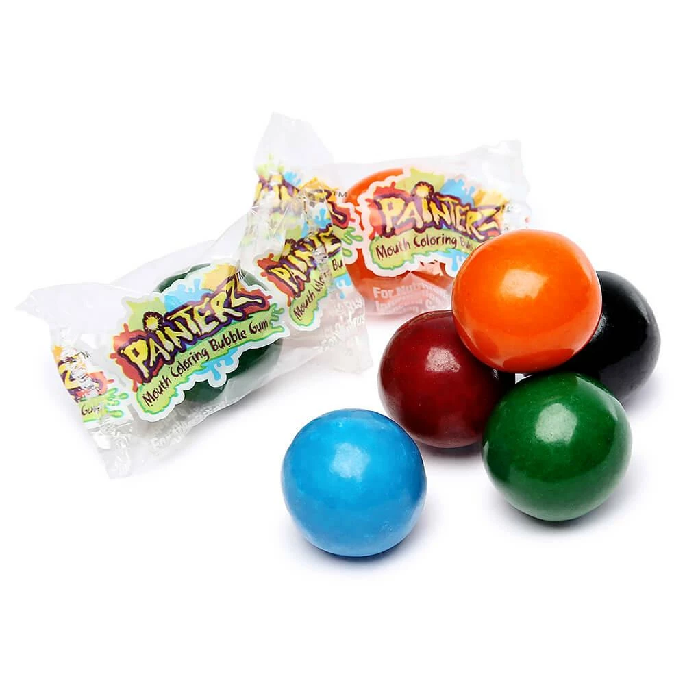 Dubble Bubble Painterz Mouth Coloring Bubble Gum: 240-Piece Tub 1 Dubble Bubble Painterz Mouth Coloring Bubble Gum: 240-Piece Tub