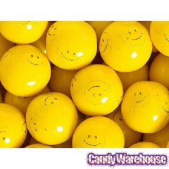 Dubble Bubble Smiley Face 1-Inch Gumballs: 850-Piece Case -CANDY WAREHOUSE Sales dubble bubble smiley face 1 inch gumballs 850 piece case candy warehouse 4