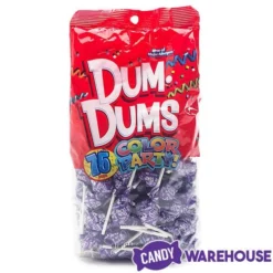 Dum Dums Purple Party Pops - Grape: 75-Piece Bag -CANDY WAREHOUSE Sales dum dums purple party pops grape 75 piece bag candy warehouse 4