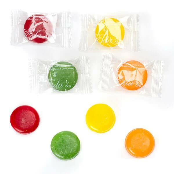 Eda's Sugar Free Hard Candy Drops - Sour Assortment: 2LB Bag 1 Eda's Sugar Free Hard Candy Drops - Sour Assortment: 2LB Bag