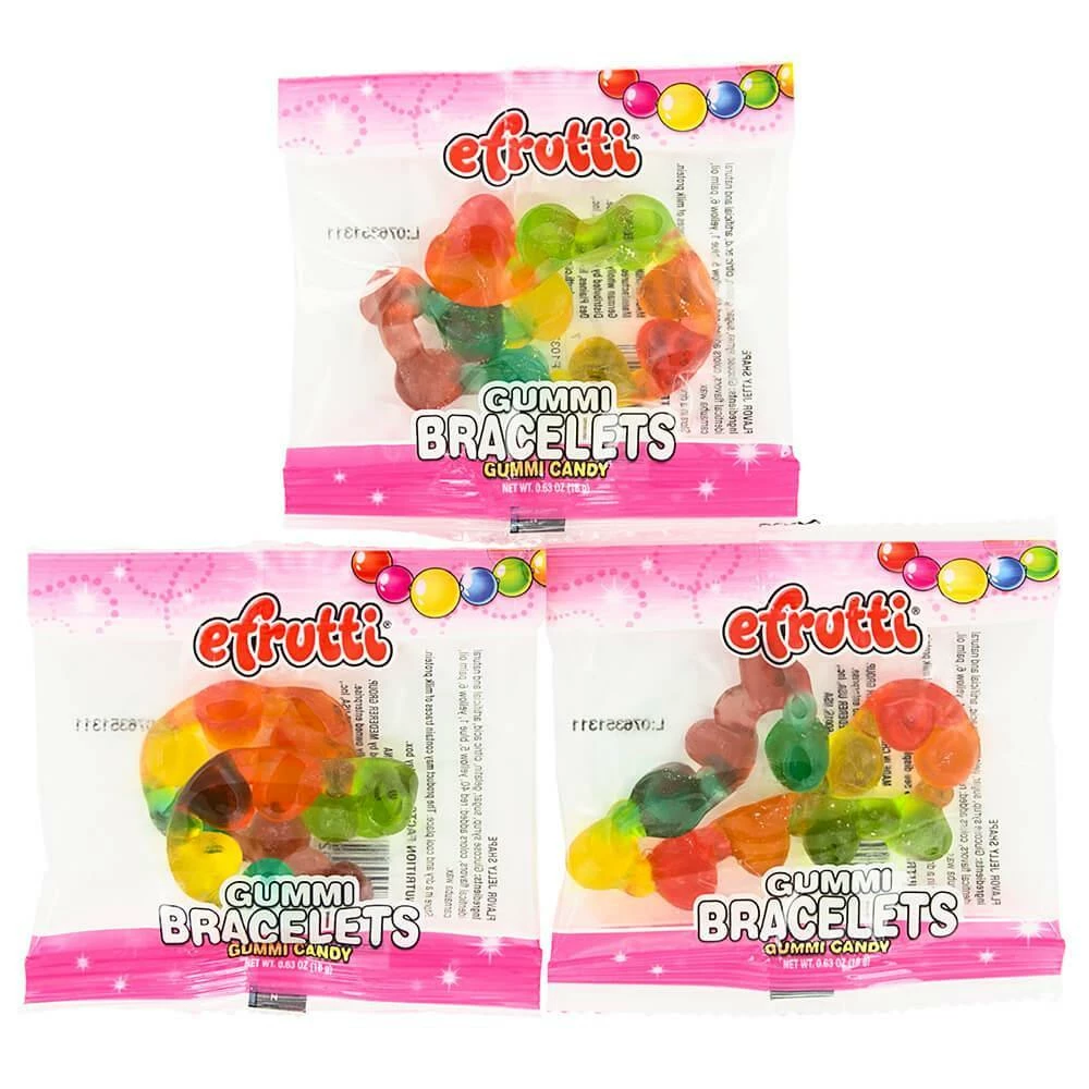 Efrutti Gummy Candy Bracelets: 40-Piece Box 1 Efrutti Gummy Candy Bracelets: 40-Piece Box
