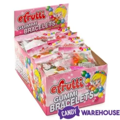 Efrutti Gummy Candy Bracelets: 40-Piece Box 7 Efrutti Gummy Candy Bracelets: 40-Piece Box -CANDY WAREHOUSE Sales efrutti gummy candy bracelets 40 piece box candy warehouse 3