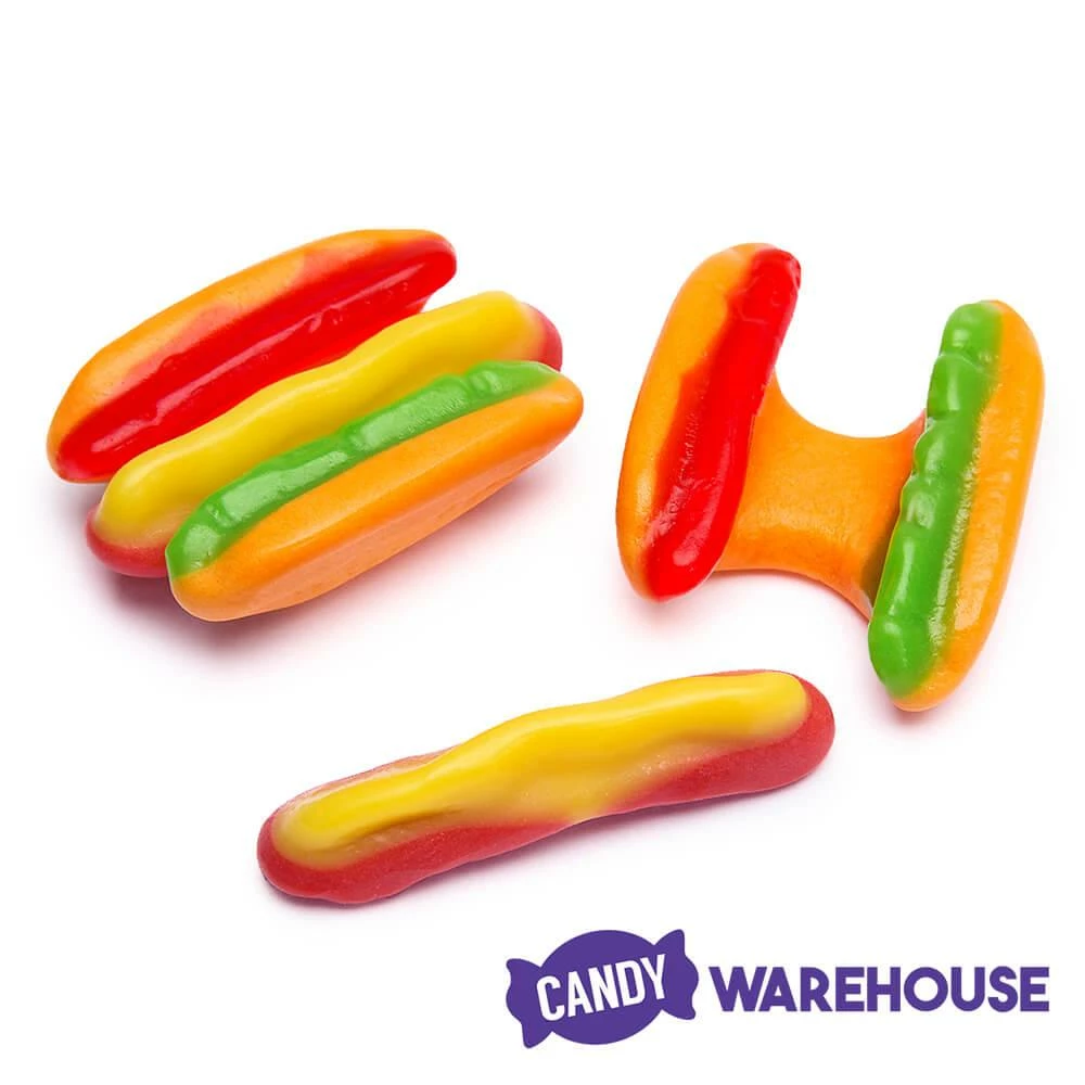 Efrutti Gummy Hot Dogs Candy: 60-Piece Box 5 Efrutti Gummy Hot Dogs Candy: 60-Piece Box - Image 5