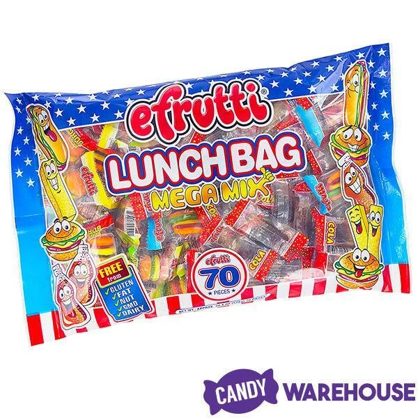 Efrutti Gummy Lunch Candy: 70-Piece Bag 3 Efrutti Gummy Lunch Candy: 70-Piece Bag - Image 3