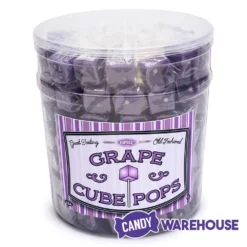 Espeez Cube Pop - Grape: 100-Piece Tub -CANDY WAREHOUSE Sales espeez cube pop grape 100 piece tub candy warehouse 3