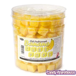 Espeez Cube Pops - Banana: 100-Piece Tub -CANDY WAREHOUSE Sales espeez cube pops banana 100 piece tub candy warehouse 3