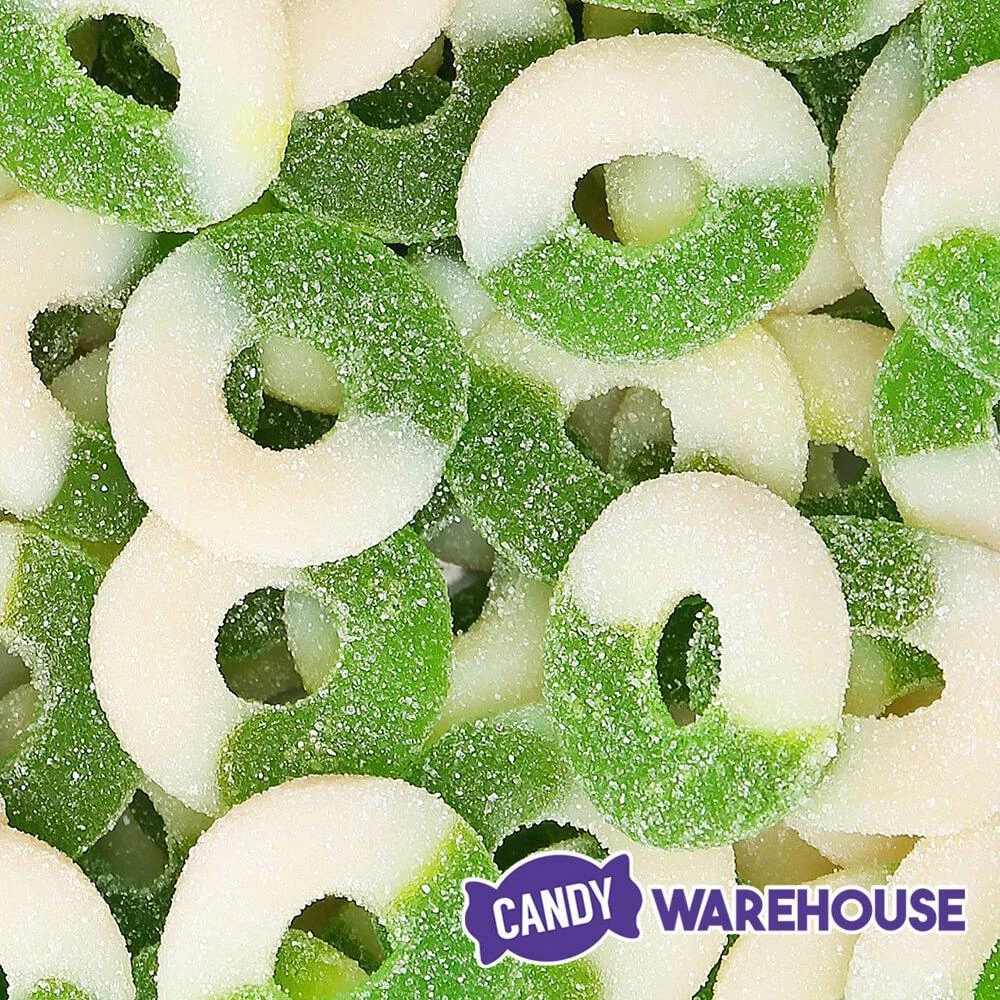 Fini Sour Watermelon Gummy Rings: 1KG Bag 2 Fini Sour Watermelon Gummy Rings: 1KG Bag - Image 2