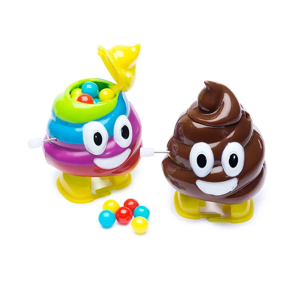 Flix Candy Wind-up Poop Emoji Candy Dispensers: 6-Piece Display 1 Flix Candy Wind-up Poop Emoji Candy Dispensers: 6-Piece Display