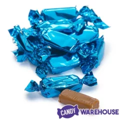 Foiled Caramel Candy - Blue: 180-Piece Bag -CANDY WAREHOUSE Sales foiled caramel candy blue 180 piece bag candy warehouse 4