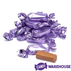 Foiled Caramel Candy - Lavender: 180-Piece Bag 7 Foiled Caramel Candy - Lavender: 180-Piece Bag -CANDY WAREHOUSE Sales foiled caramel candy lavender 180 piece bag candy warehouse 3