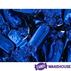 Foiled Caramel Candy - Navy Blue: 180-Piece Bag -CANDY WAREHOUSE Sales foiled caramel candy navy blue 180 piece bag candy warehouse 4