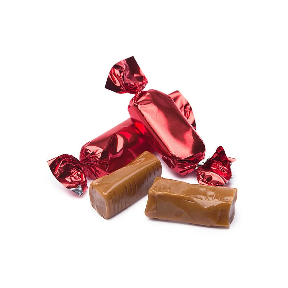 Foiled Caramel Candy - Red: 180-Piece Bag 1 Foiled Caramel Candy - Red: 180-Piece Bag
