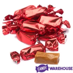 Foiled Caramel Candy - Red: 180-Piece Bag 8 Foiled Caramel Candy - Red: 180-Piece Bag -CANDY WAREHOUSE Sales foiled caramel candy red 180 piece bag candy warehouse 4