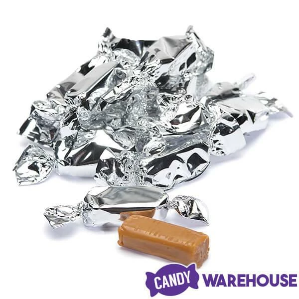 Foiled Caramel Candy - Silver: 180-Piece Bag 3 Foiled Caramel Candy - Silver: 180-Piece Bag - Image 3
