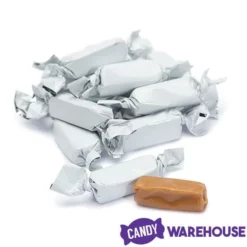 Foiled Caramel Candy - White: 180-Piece Bag -CANDY WAREHOUSE Sales foiled caramel candy white 180 piece bag candy warehouse 3