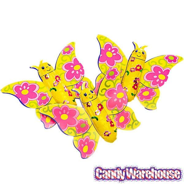 Foiled Chocolate Butterflies: 40-Piece Tub 2 Foiled Chocolate Butterflies: 40-Piece Tub - Image 2