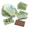 Foiled Milk Chocolate Money Mini Bars In Mesh Bags: 18-Piece Box