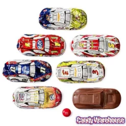 Foiled Milk Chocolate Race Cars: 36-Piece Display -CANDY WAREHOUSE Sales foiled milk chocolate race cars 36 piece display candy warehouse 3