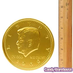 Fort Knox Gold Foiled Milk Chocolate 5-Inch Medallions: 12-Piece Box 9 Fort Knox Gold Foiled Milk Chocolate 5-Inch Medallions: 12-Piece Box -CANDY WAREHOUSE Sales fort knox gold foiled milk chocolate 5 inch medallions 12 piece box candy warehouse 4