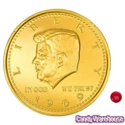 Fort Knox Gold Foiled Milk Chocolate 5-Inch Medallions: 12-Piece Box 10 Fort Knox Gold Foiled Milk Chocolate 5-Inch Medallions: 12-Piece Box -CANDY WAREHOUSE Sales fort knox gold foiled milk chocolate 5 inch medallions 12 piece box candy warehouse 5