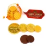 Fort Knox Gold Foiled Milk Chocolate Coins In Mesh Bags: 30-Piece Box