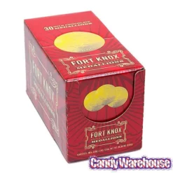 Fort Knox Gold Foiled Milk Chocolate US Dollar Medallions: 30-Piece Box -CANDY WAREHOUSE Sales fort knox gold foiled milk chocolate us dollar medallions 30 piece box candy warehouse 9