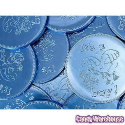 Fort Knox It's A Boy Foiled Milk Chocolate 4-Inch Medallions: 20-Piece Box -CANDY WAREHOUSE Sales fort knox it s a boy foiled milk chocolate 4 inch medallions 20 piece box candy warehouse 4
