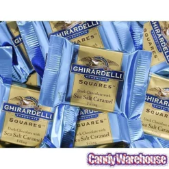 Ghirardelli Dark Chocolate With Sea Salt Caramel Filling Squares: 50-Piece Box -CANDY WAREHOUSE Sales ghirardelli dark chocolate with sea salt caramel filling squares 50 piece box candy warehouse 4 ae6292c6 6be3 44cd 9d7f 667688a8b08e