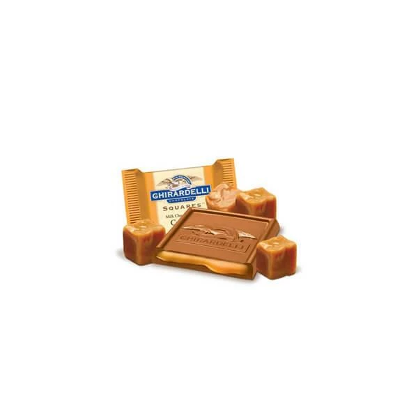 Ghirardelli Milk Chocolate Squares With Caramel Filling 5-Ounce Bags: 6-Piece Box 2 Ghirardelli Milk Chocolate Squares With Caramel Filling 5-Ounce Bags: 6-Piece Box - Image 2