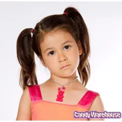 Giant Gummy Bear Necklace - Red 6 Giant Gummy Bear Necklace - Red -CANDY WAREHOUSE Sales giant gummy bear necklace red candy warehouse 3