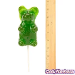 Giant Gummy Bear On A Stick - Sour Apple -CANDY WAREHOUSE Sales giant gummy bear on a stick sour apple candy warehouse 3 74cac49c 09d1 46fd 9509 d71e63217813