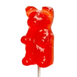 Giant Gummy Bear On A Stick - Tropical Fruit