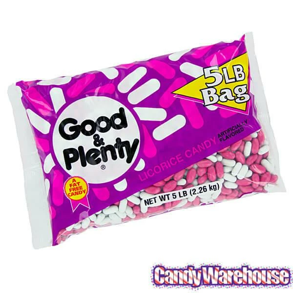 Good & Plenty Licorice Candy: 5LB Bag 2 Good & Plenty Licorice Candy: 5LB Bag - Image 2