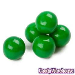 Green 1-Inch Gumballs: 2LB Bag -CANDY WAREHOUSE Sales green 1 inch gumballs 2lb bag candy warehouse 3