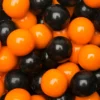 Gumballs Color Combo - Orange And Black: 4LB Box