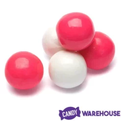 Gumballs Color Combo - Pink And White: 4LB Box -CANDY WAREHOUSE Sales gumballs color combo pink and white 4lb box candy warehouse 3
