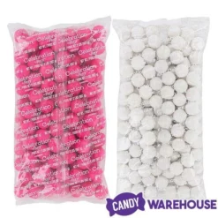 Gumballs Color Combo - Pink And White: 4LB Box -CANDY WAREHOUSE Sales gumballs color combo pink and white 4lb box candy warehouse 4