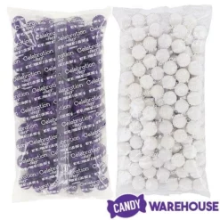 Gumballs Color Combo - Purple And White: 4LB Box -CANDY WAREHOUSE Sales gumballs color combo purple and white 4lb box candy warehouse 4